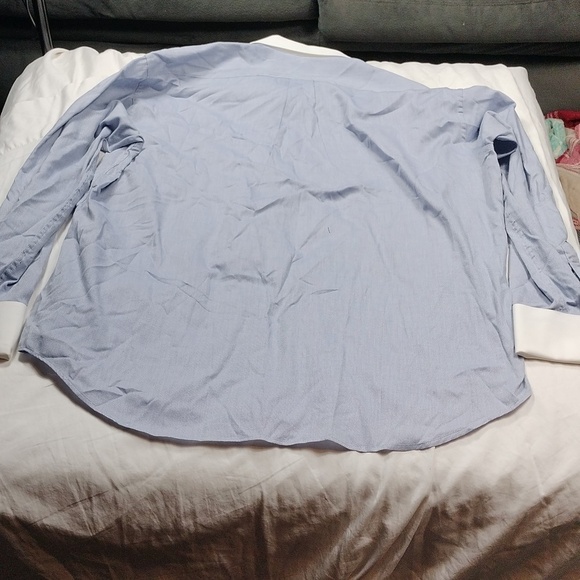 Italo Mando men's long sleeve button down shirt size Reg 17 - Picture 10 of 13